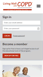 Mobile Screenshot of livingwellwithcopd.com